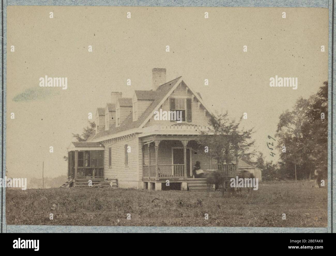 La maison de Haxall, utilisée comme hôpital après la bataille de White