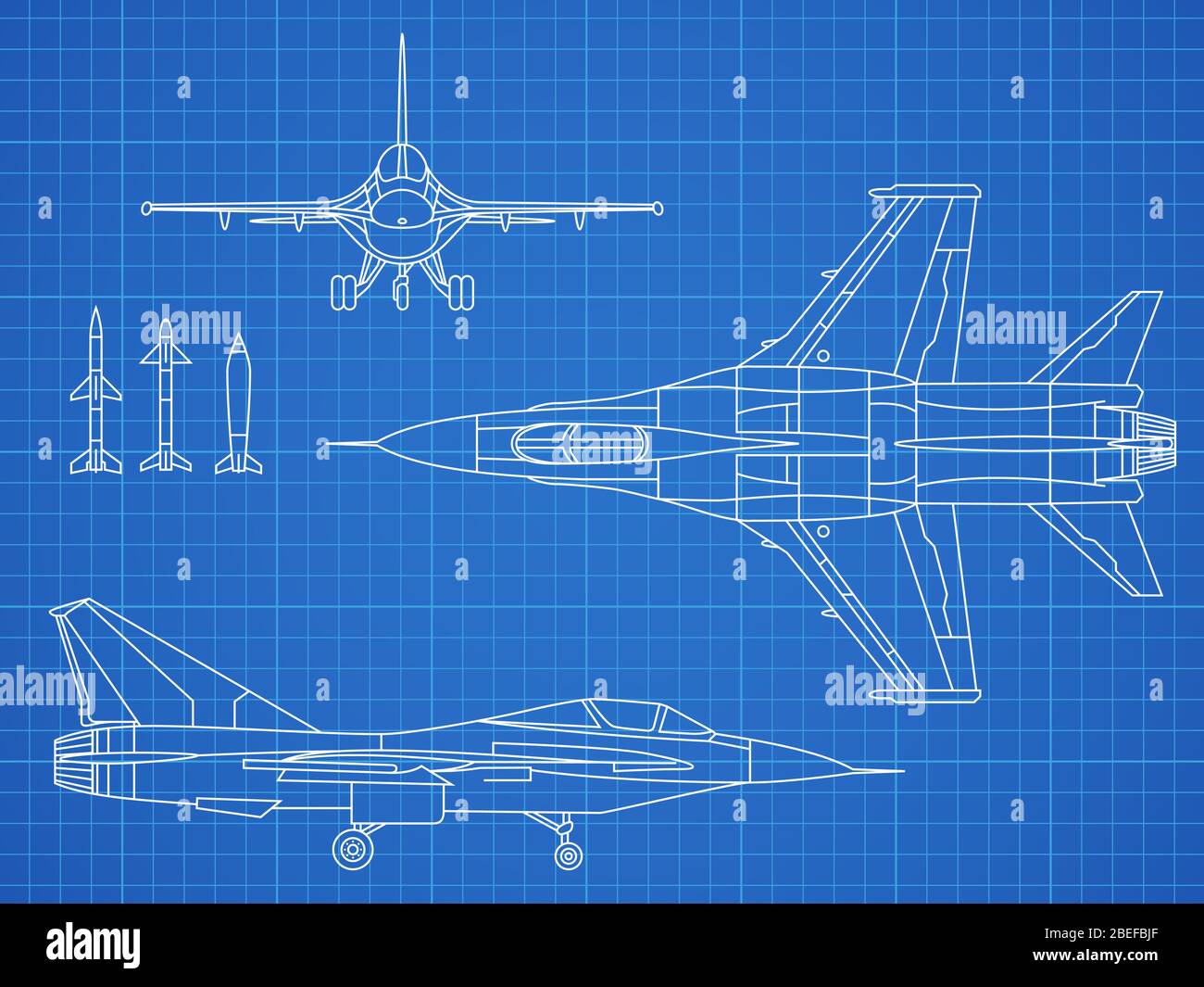 Conception de photocalque vectoriel de dessin d'avion-jet militaire. Illustration du plan militaire de l'aéronef Illustration de Vecteur