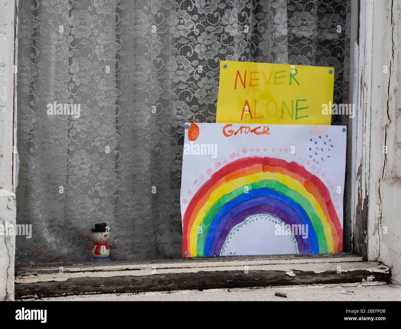 Gros plan sur l'élaboration à l'appui des NHS et des travailleurs clés Banque D'Images