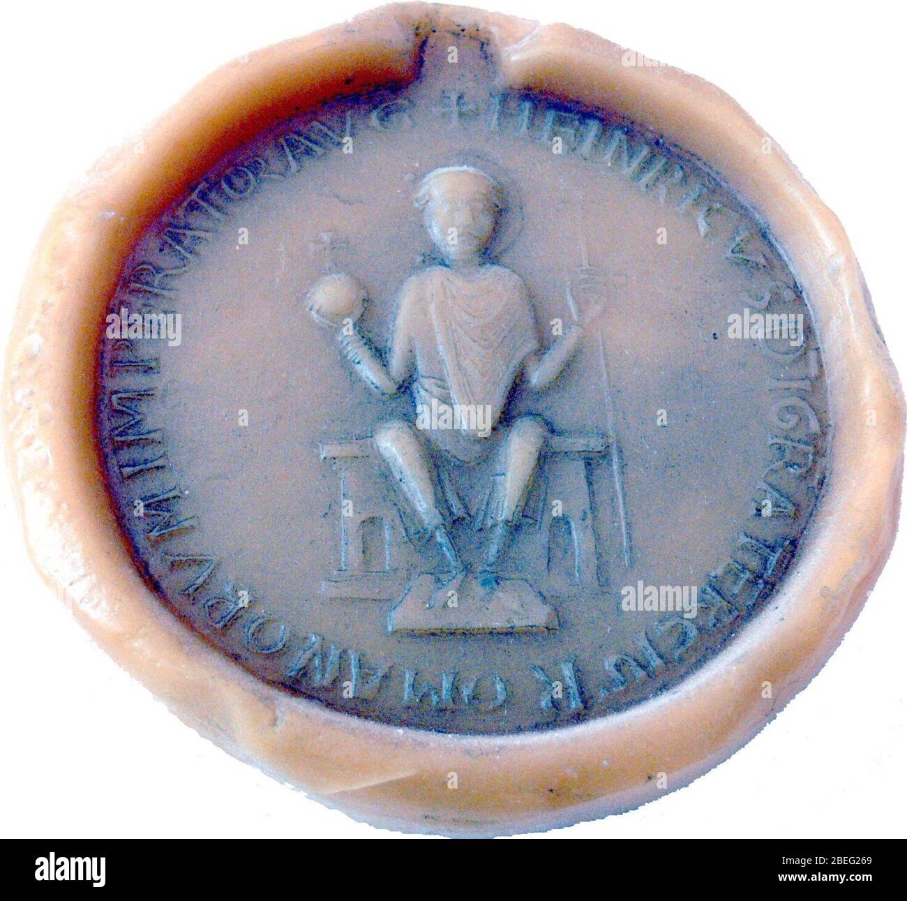 Heinrich IV 1089. Banque D'Images