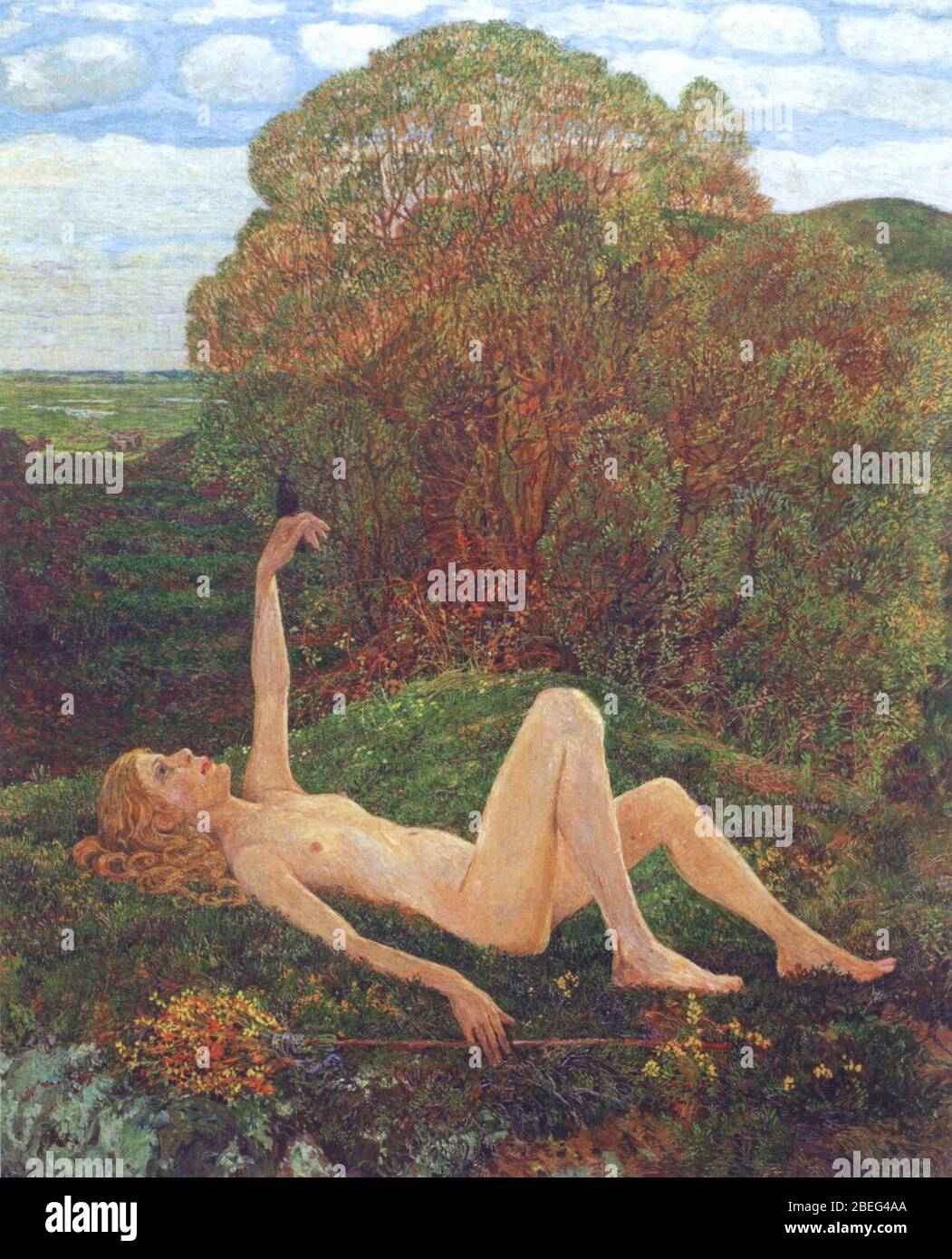 Heinrich Vogeler Frühling 1909. Banque D'Images