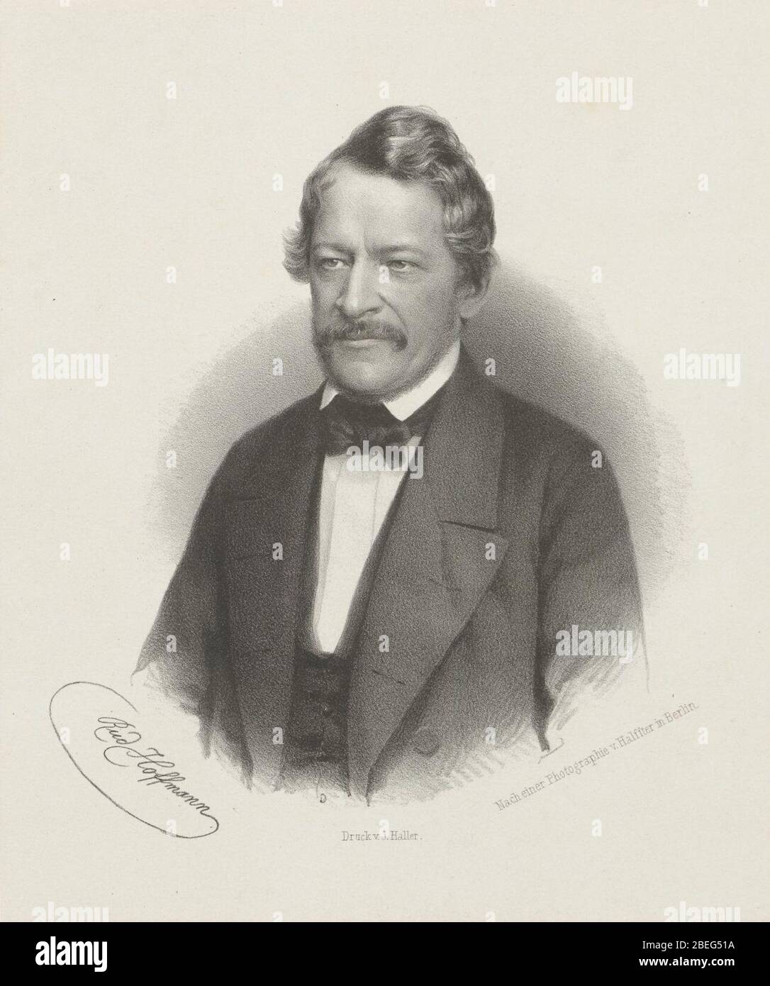 Heinrich Wilhelm Dove de Hoffmann. Banque D'Images