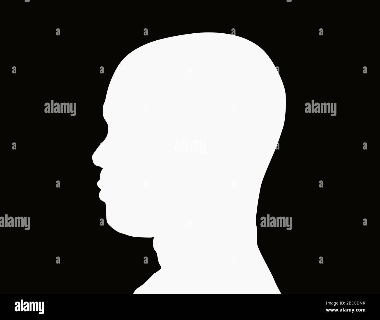 Silhouette de profil Banque de photographies et d’images à haute ...