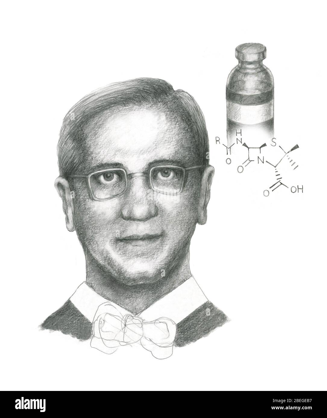 Alexander Fleming, biologiste écossais Banque D'Images