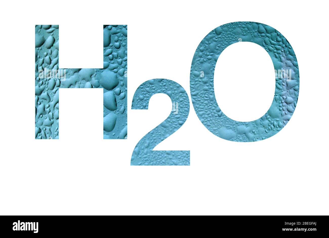 Chemical formula water h2o Banque de photographies et d'images à haute  résolution - Alamy