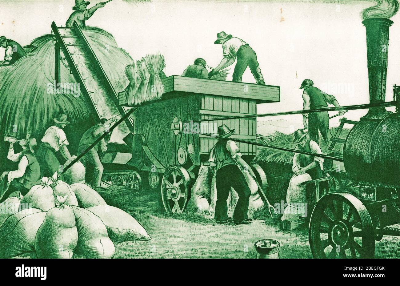 illustration d'un chef zulu, d'un ensemble d'affiches scolaires utilisées pour les études sociales, c 1930 Banque D'Images