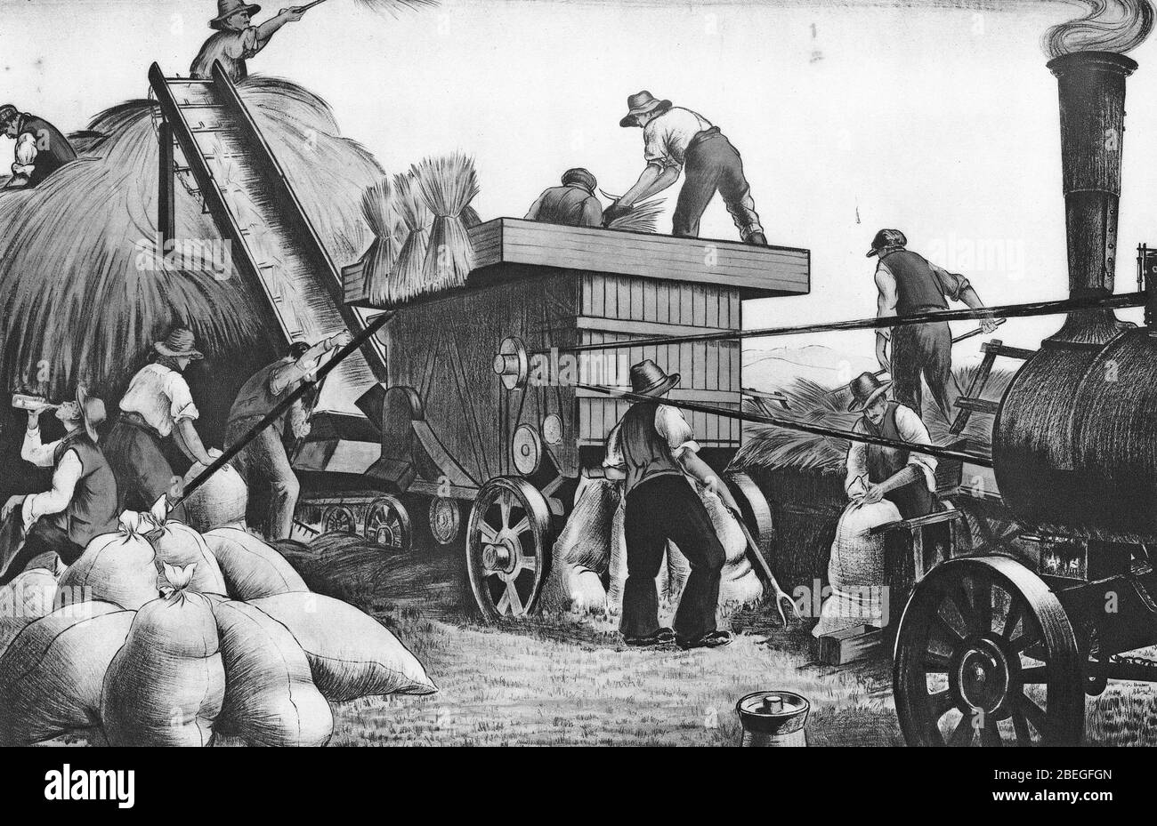 illustration d'un chef zulu, d'un ensemble d'affiches scolaires utilisées pour les études sociales, c 1930 Banque D'Images