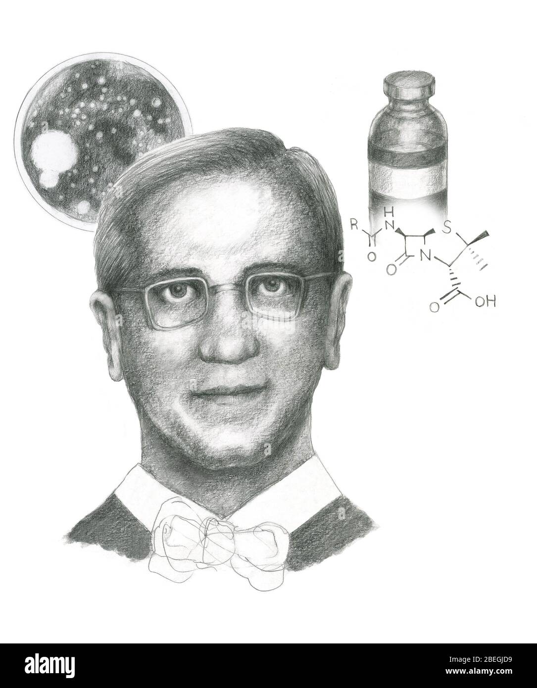 Alexander Fleming, biologiste écossais Banque D'Images