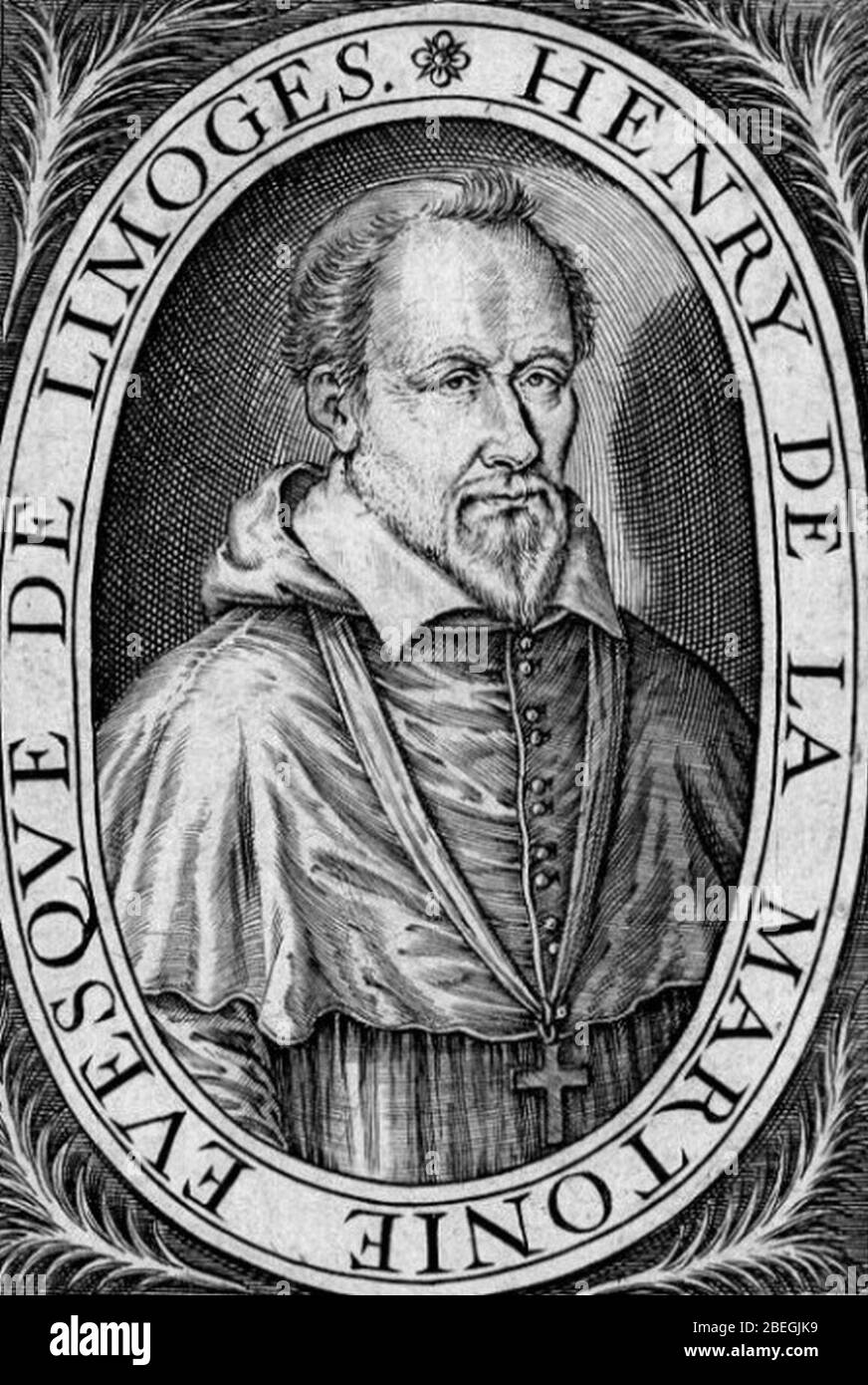 Henri de la Marthonie (évêque de Limoges). Banque D'Images