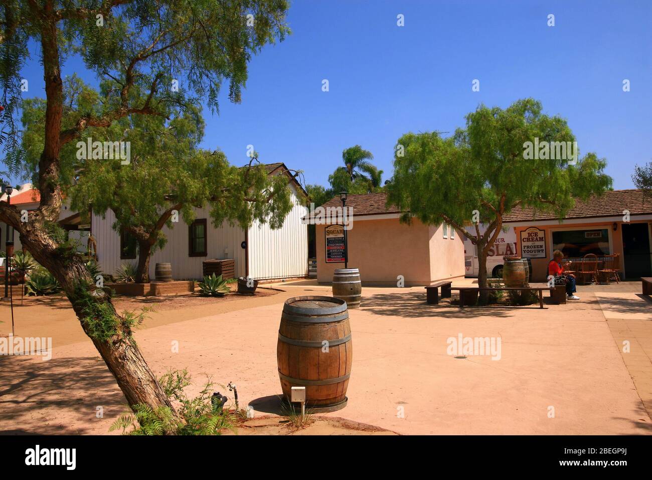 San Diego, 20 AOÛT 2009 - vue extérieure du marché de la vieille ville Banque D'Images