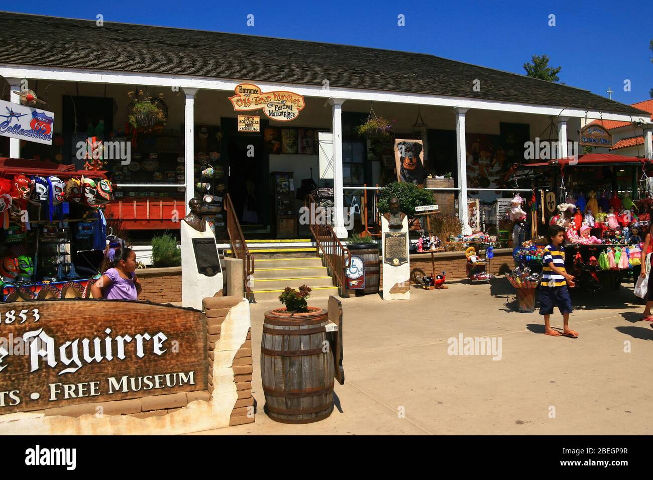 San Diego, 20 AOÛT 2009 - vue extérieure du marché de la vieille ville Banque D'Images