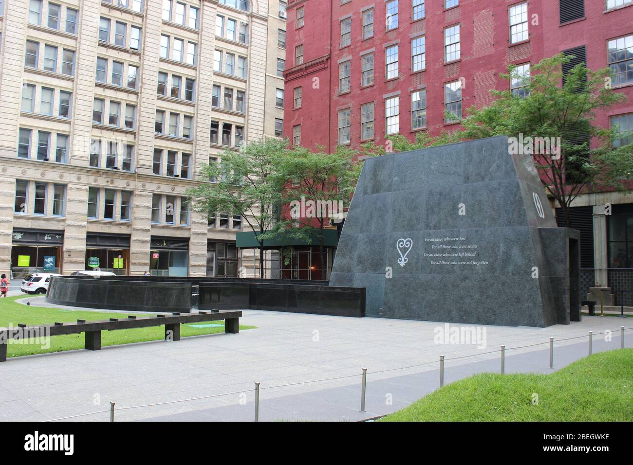 African Burial Ground National Monument Banque D'Images