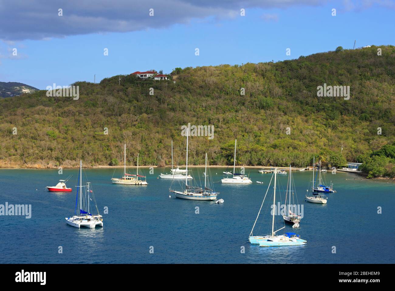 Water Island, Charlotte Amalie, St. Thomas, Iles Vierges américaines, Caraïbes Banque D'Images