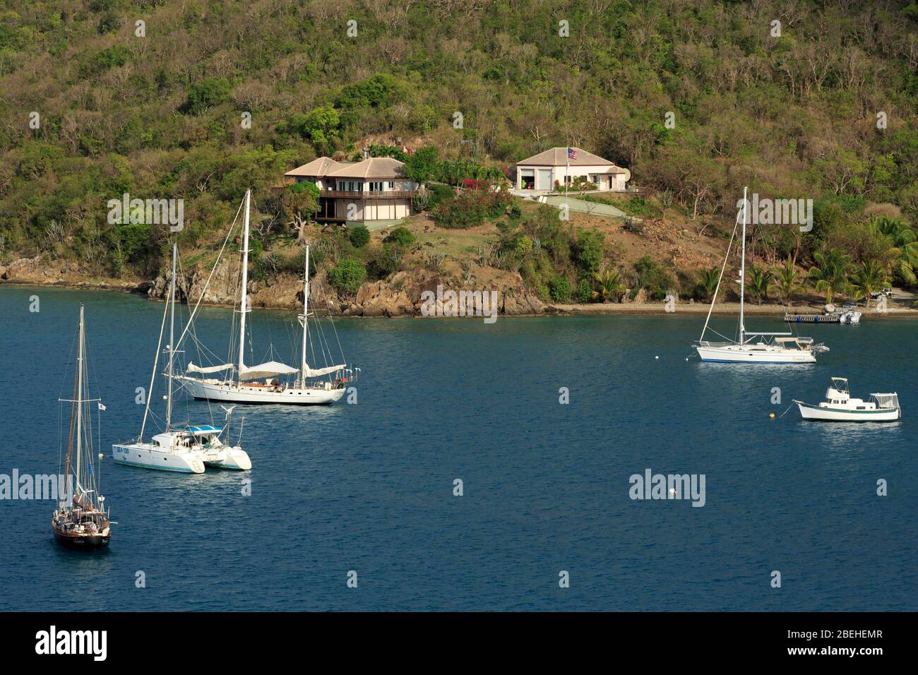 Water Island, Charlotte Amalie, St. Thomas, Iles Vierges américaines, Caraïbes Banque D'Images
