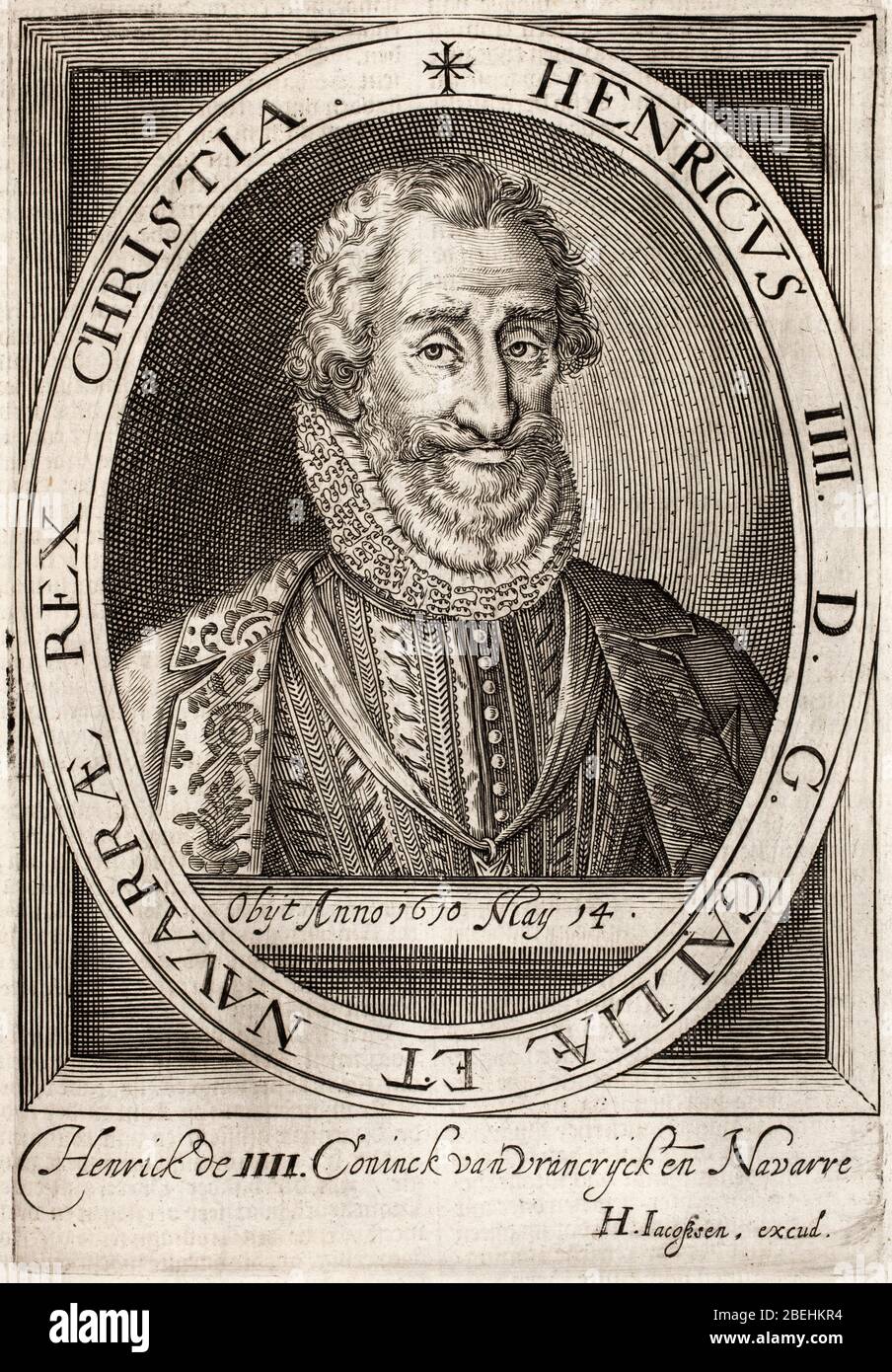 Henri IV de France, vers 1614 Banque D'Images