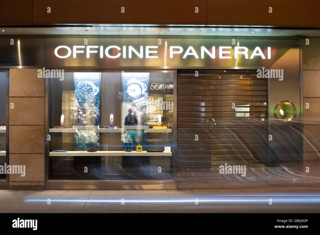 Gen ve Suisse mars 2020 Panerai fen tre Store avec montres