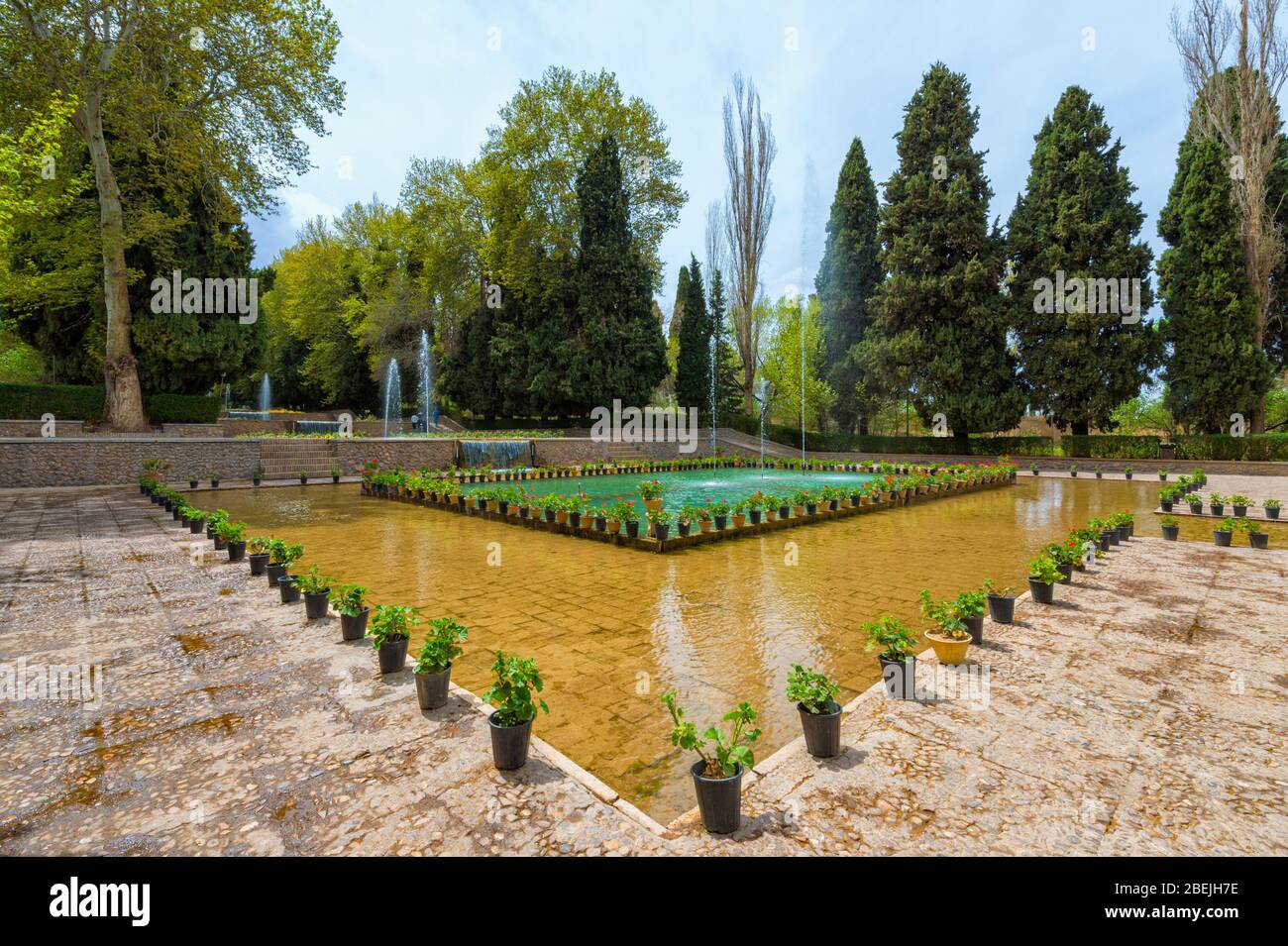 Shazdeh Mahan Garden Ou Prince’S Garden, Mahan, Kerman Province, Iran Banque D'Images