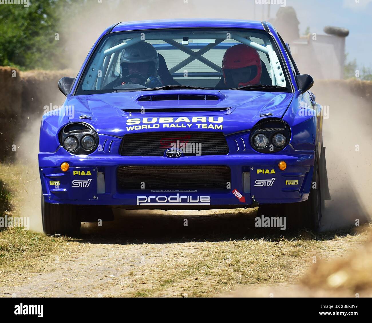 Mark Courtney, Subaru Impreza S8 WRC, Forest Rally Stage, Goodwood Festival of Speed, 2017, Peaks of Performance, Motorsports Game Changers, Distrance Banque D'Images