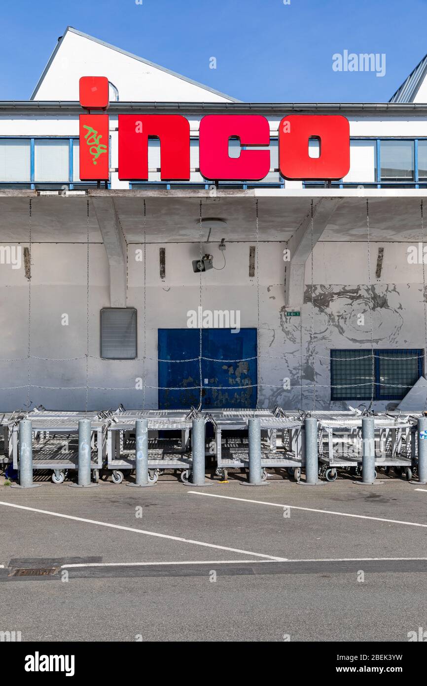 Inco Cash & Carry, grossiste en alimentation à Kødbyen, district de Copenhague pour l'emballage de viande; Danemark Banque D'Images