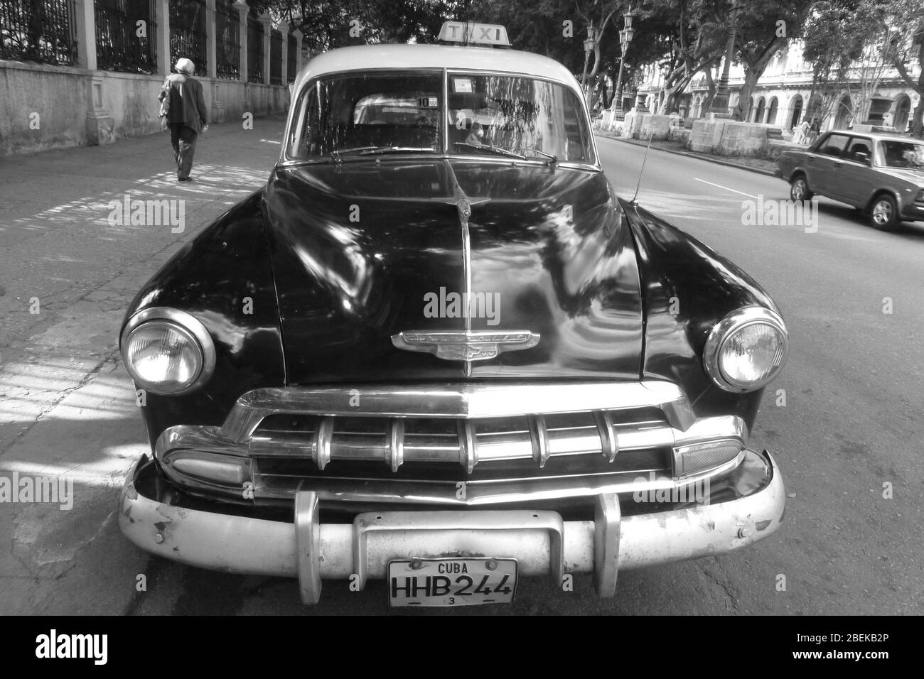 Classic voiture américaine à La Havane Cuba Banque D'Images