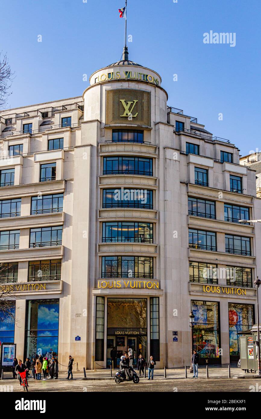 Louis Vuitton Maison Champs Elysees Banque De Photographies Et D images Louis Vuitton Maison Champs Elysees Banque De Photographies Et D images