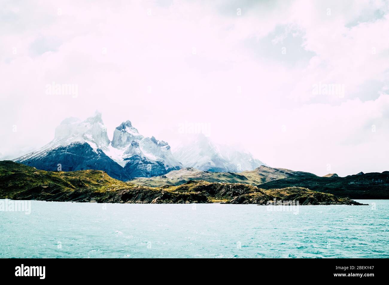 Temps libre sur la côte de la Patagonie Banque D'Images