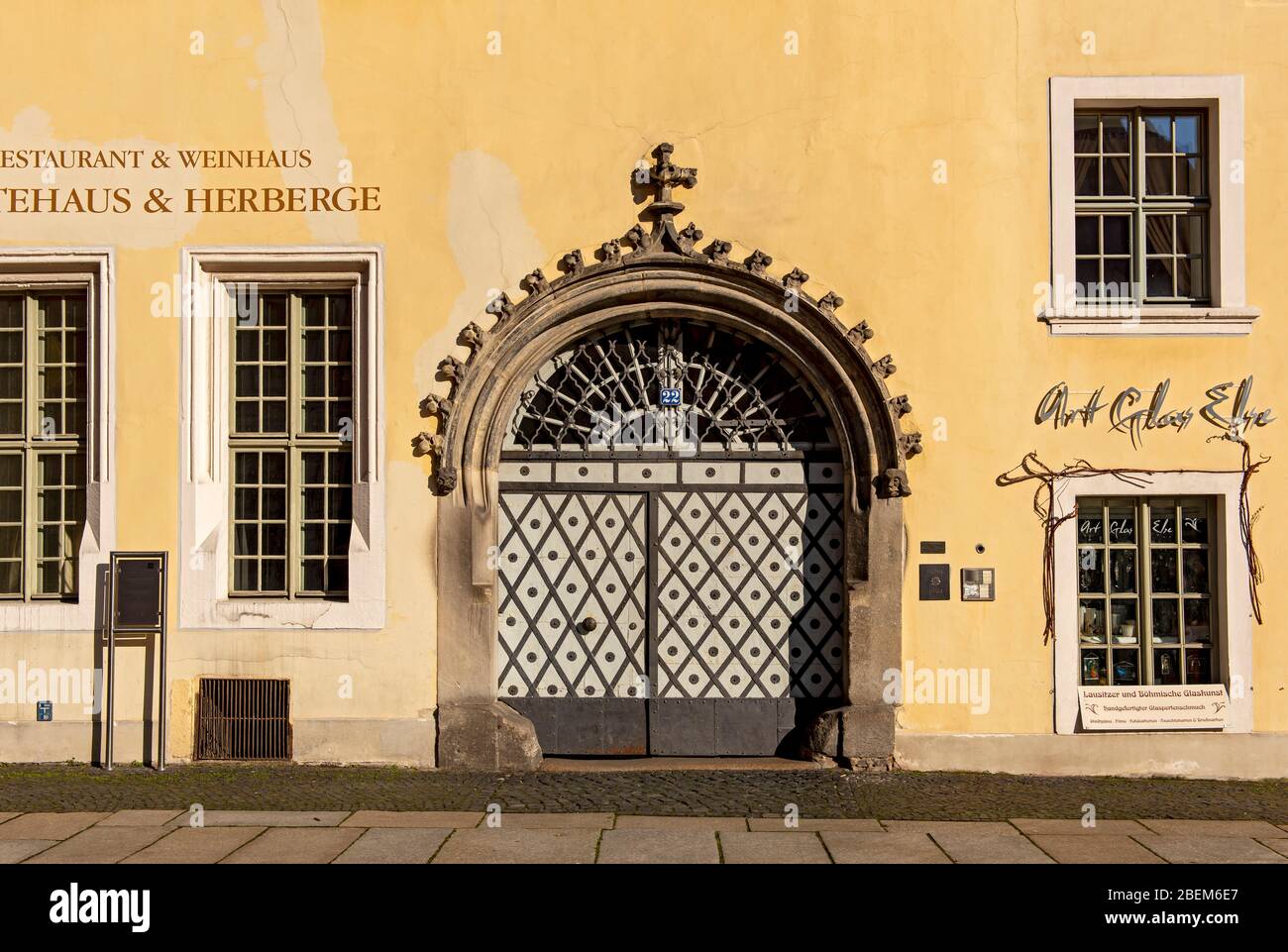Whispering Arch (Flüsterbogen), Görlitz, Allemagne Banque D'Images