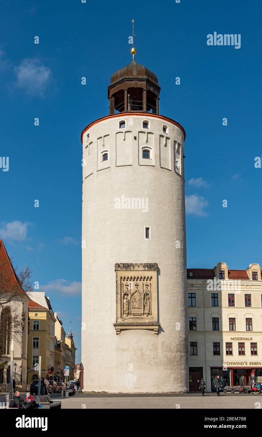 Dicker Turm (Fat Tower), Görlitz (Goerlitz), Allemagne Banque D'Images