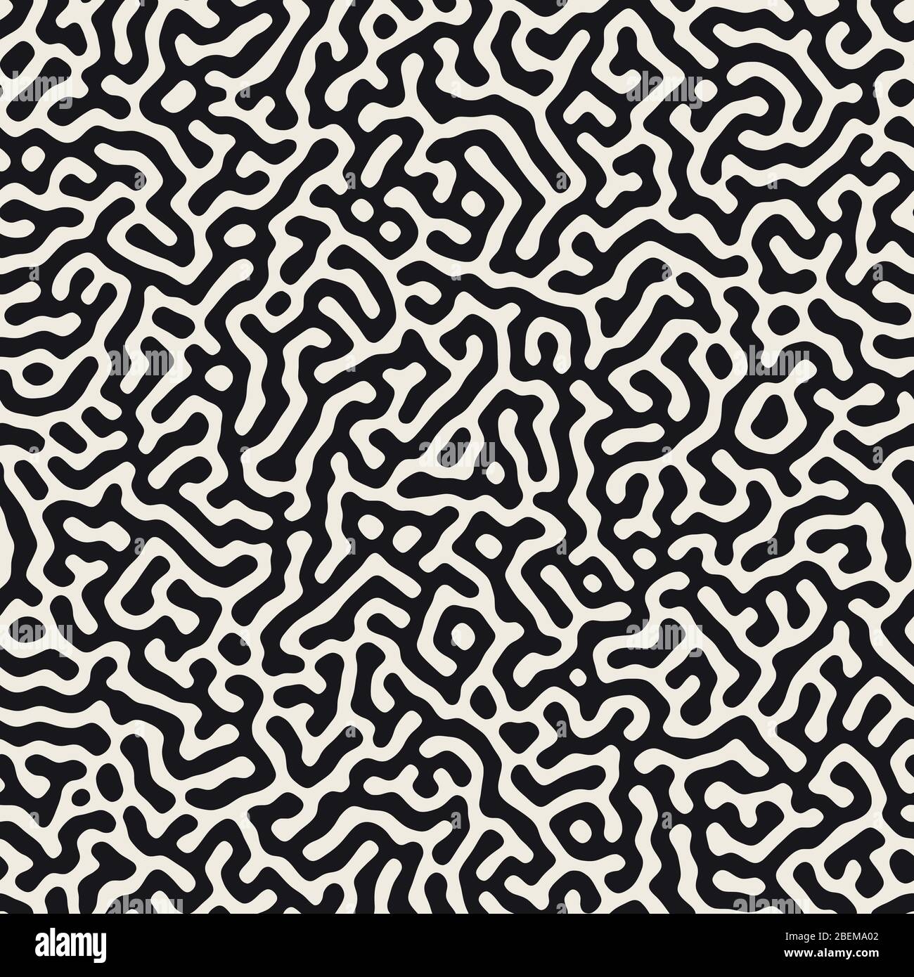 Vector pattern. transparente Des formes organiques monochrome de texture. Résumé fond arrondi élégant lignes malpropre. Illustration de Vecteur