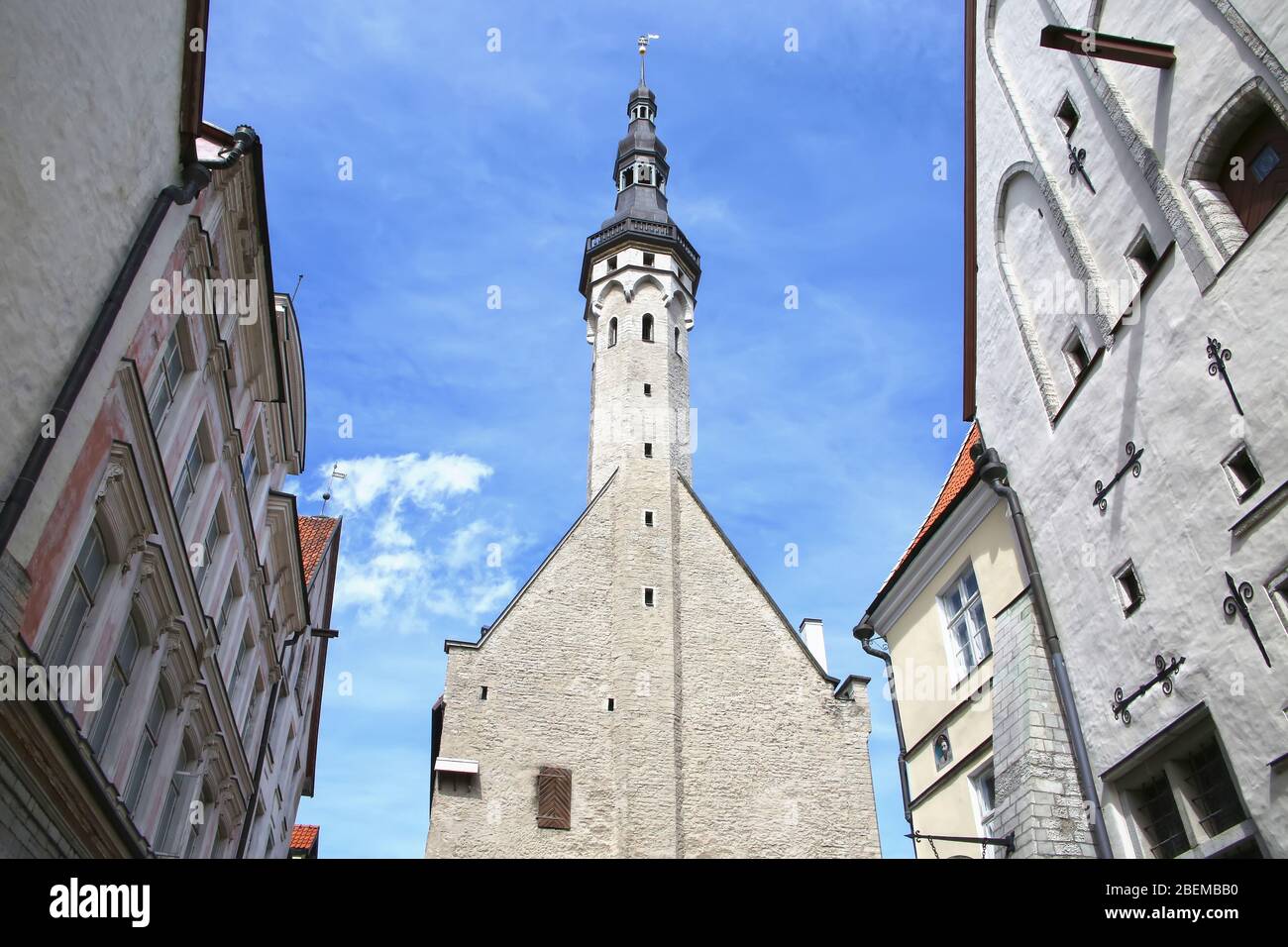 Tallinn est la capitale, primate et la ville la plus peuplée d'Estonie. Situé dans la partie nord ... La vieille ville de Tallinn est l'une des meilleures de la réserve Banque D'Images