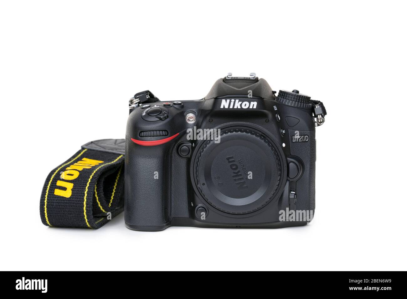Reflex numérique, reflex numérique à objectif unique sans objectif, appareil photo Nikon Banque D'Images