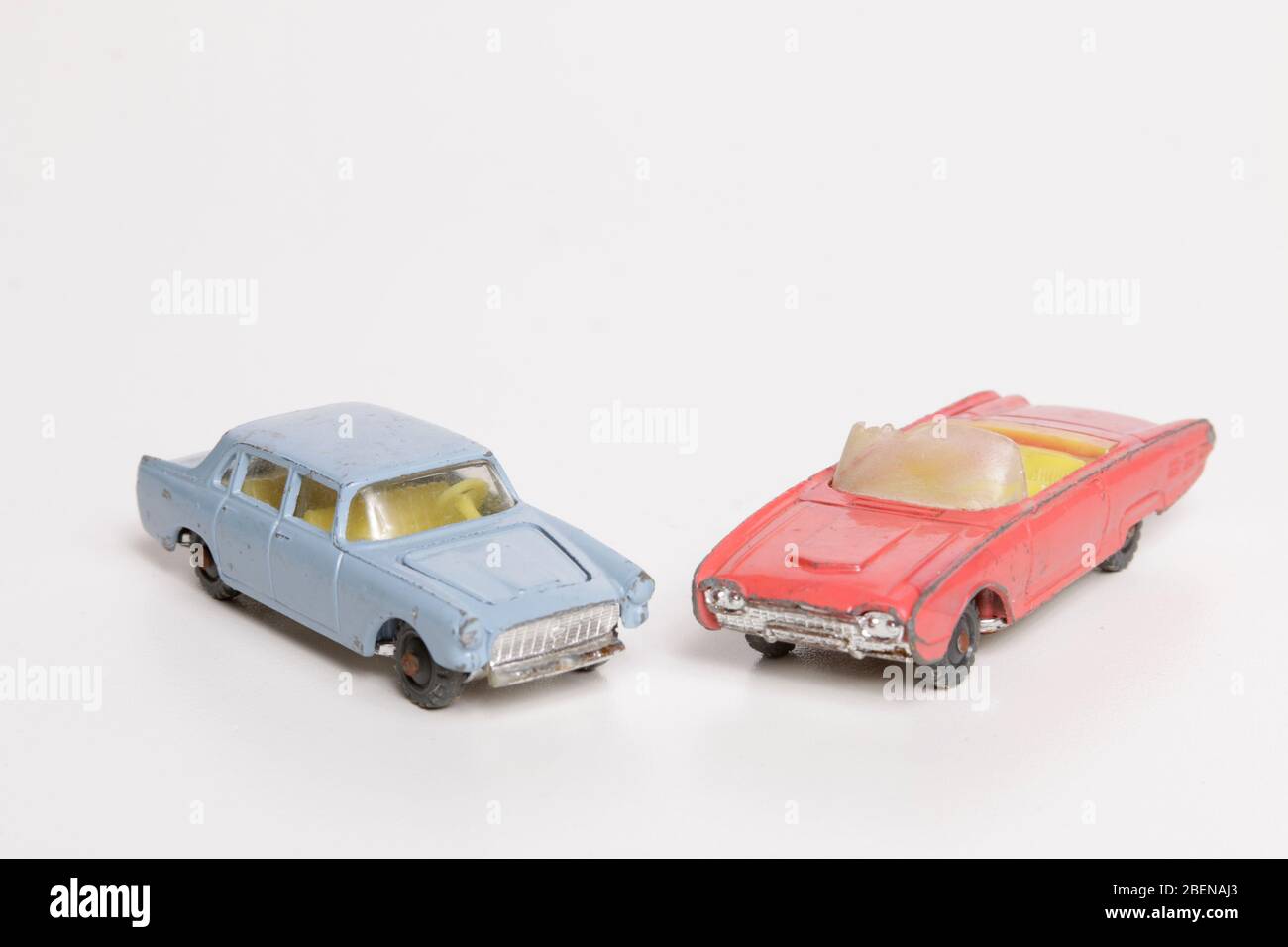 Voitures Husky HO en fonte Banque D'Images