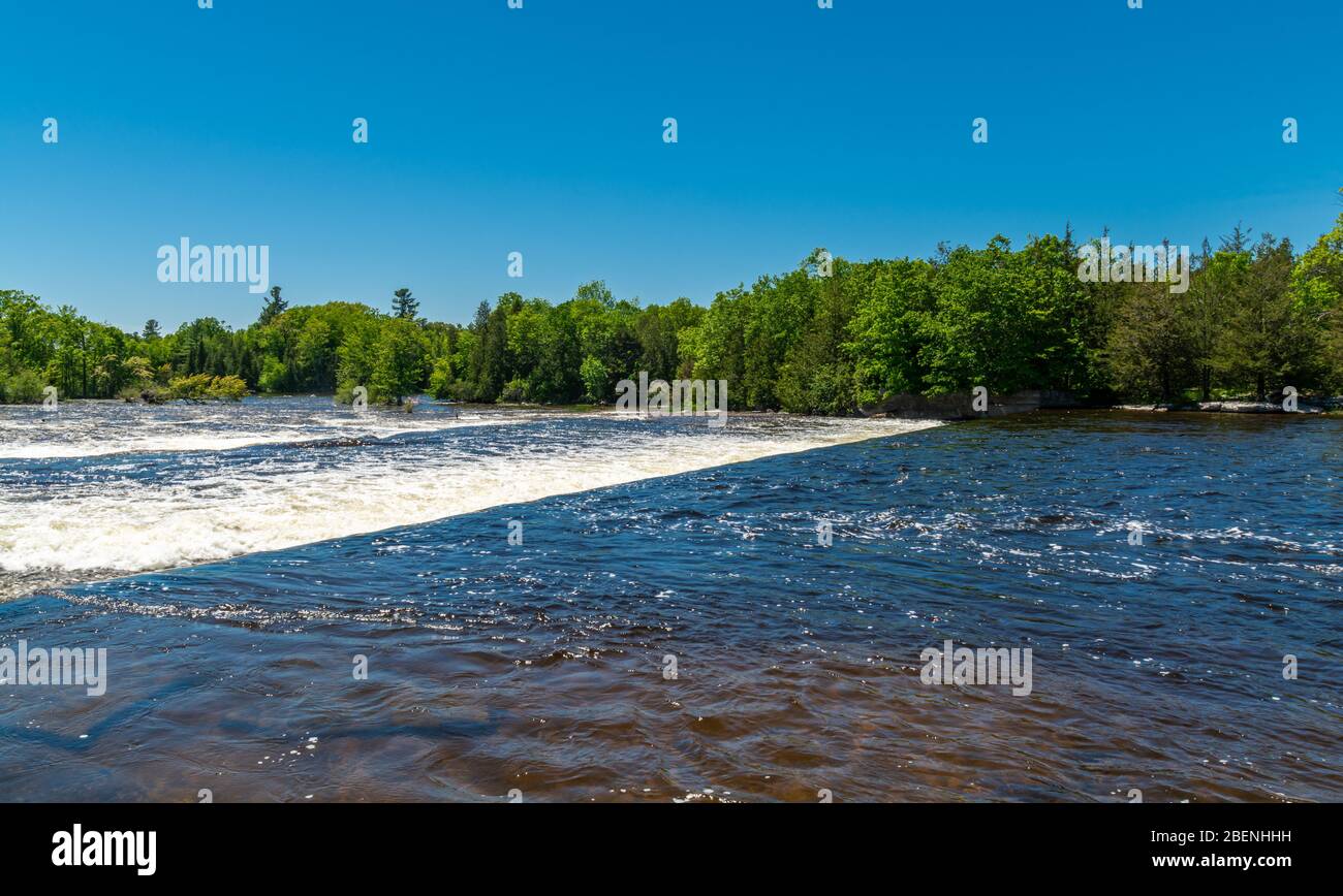 Parc provincial North Kawarthas Algonquin Highlands Ontario Canada en été Banque D'Images