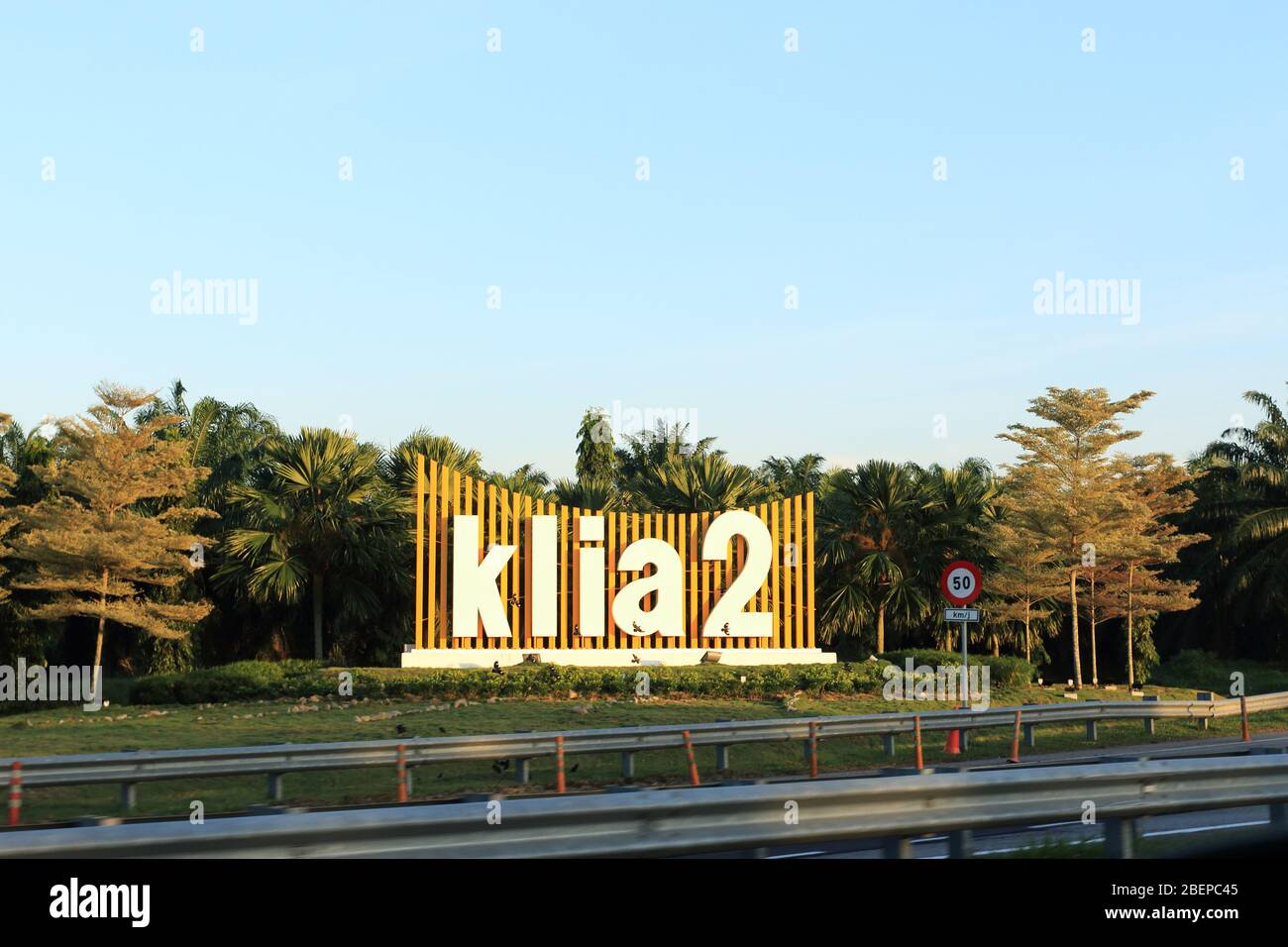 KLIA2 aéroport international de Kuala Lumpur 2 Sepang Malaisie Banque D'Images