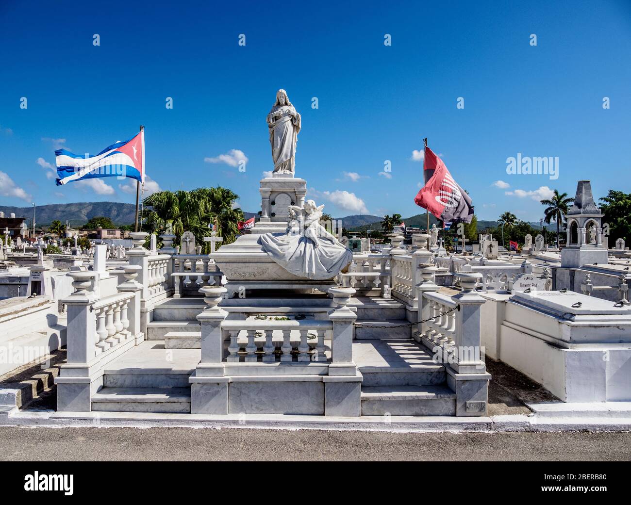 Cimetière Santa Ifigenia, Santiago de Cuba, Province de Santiago de Cuba, Cuba Banque D'Images