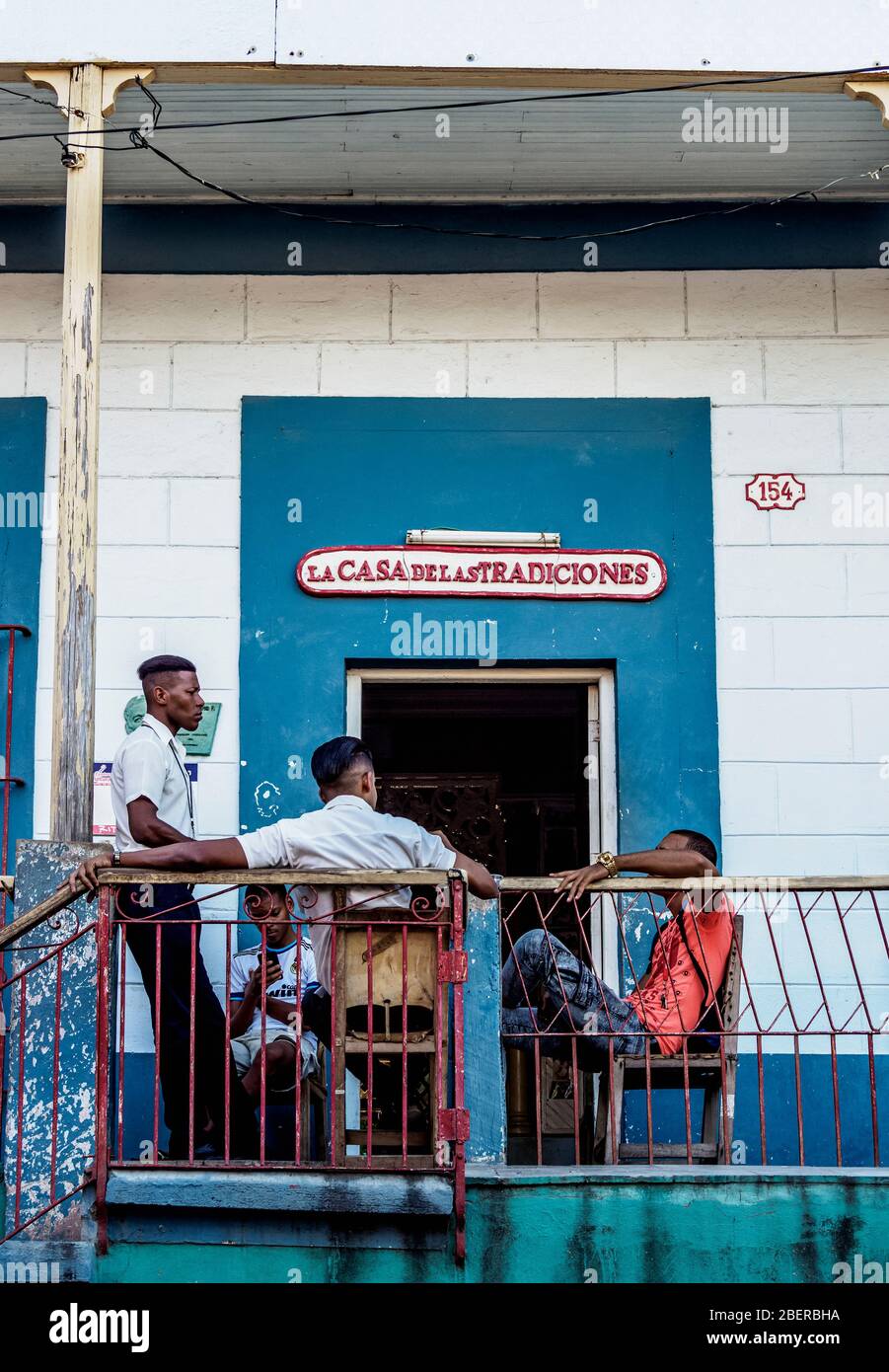 La Casa de Las Tradiciones, Santiago de Cuba, Santiago de Cuba, Cuba Banque D'Images