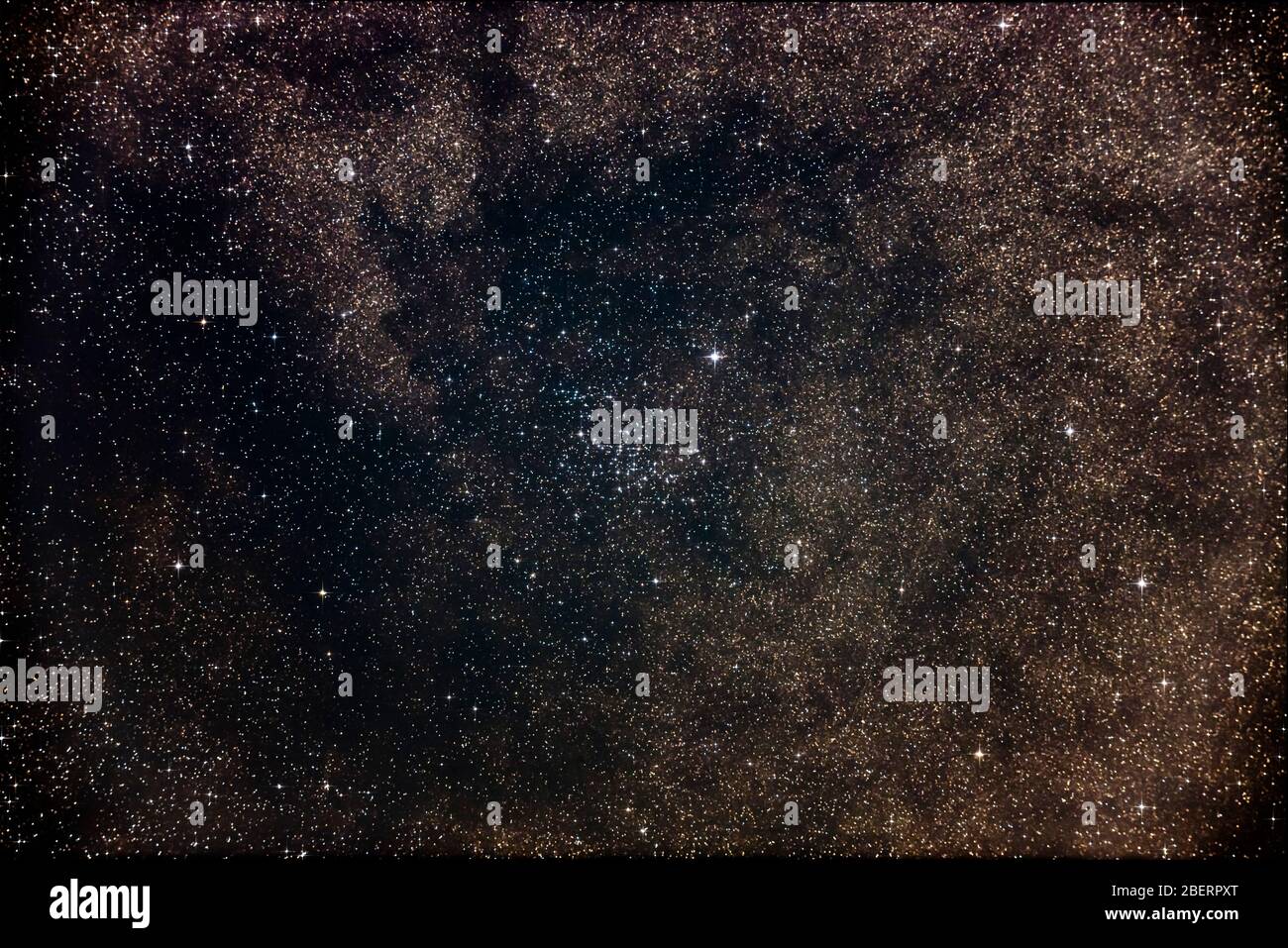Messier 23, un groupe d'étoiles brillant en Sagittaire. Banque D'Images