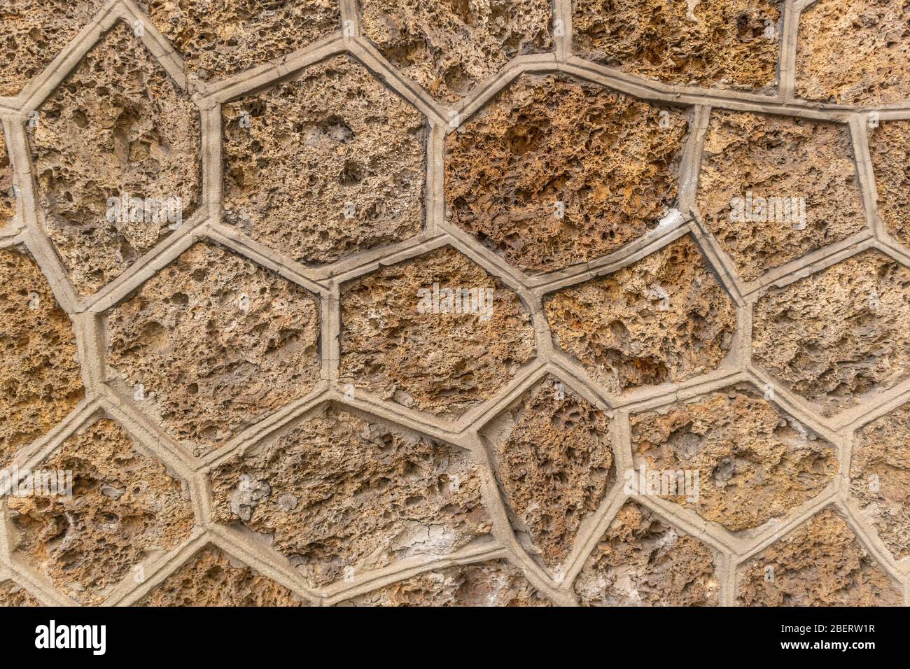 Mur rustique en béton. Formes géométriques. Gros plan Banque D'Images