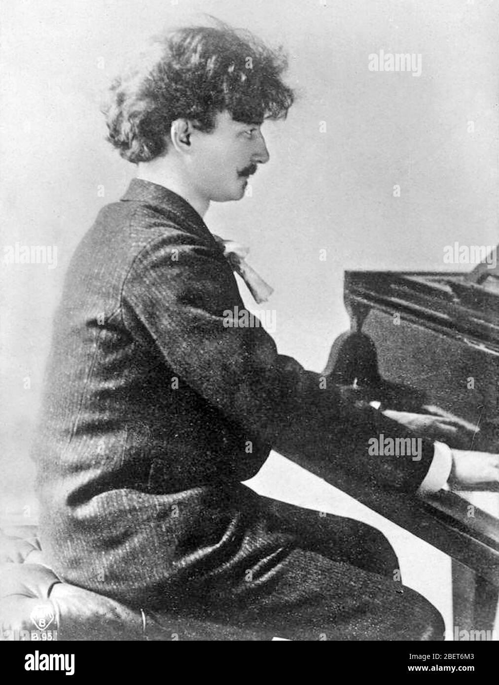 IGNACY JAN PADEREWSKI (1860-1941) pianiste polonais vers 1885 Banque D'Images
