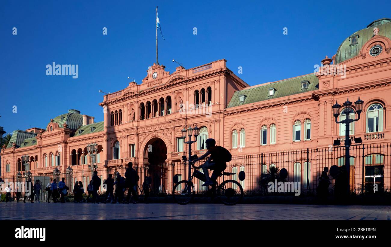 Maison rose / Casa Rosada. (Palais présidentiel). Buenos Aires, Argentine Banque D'Images