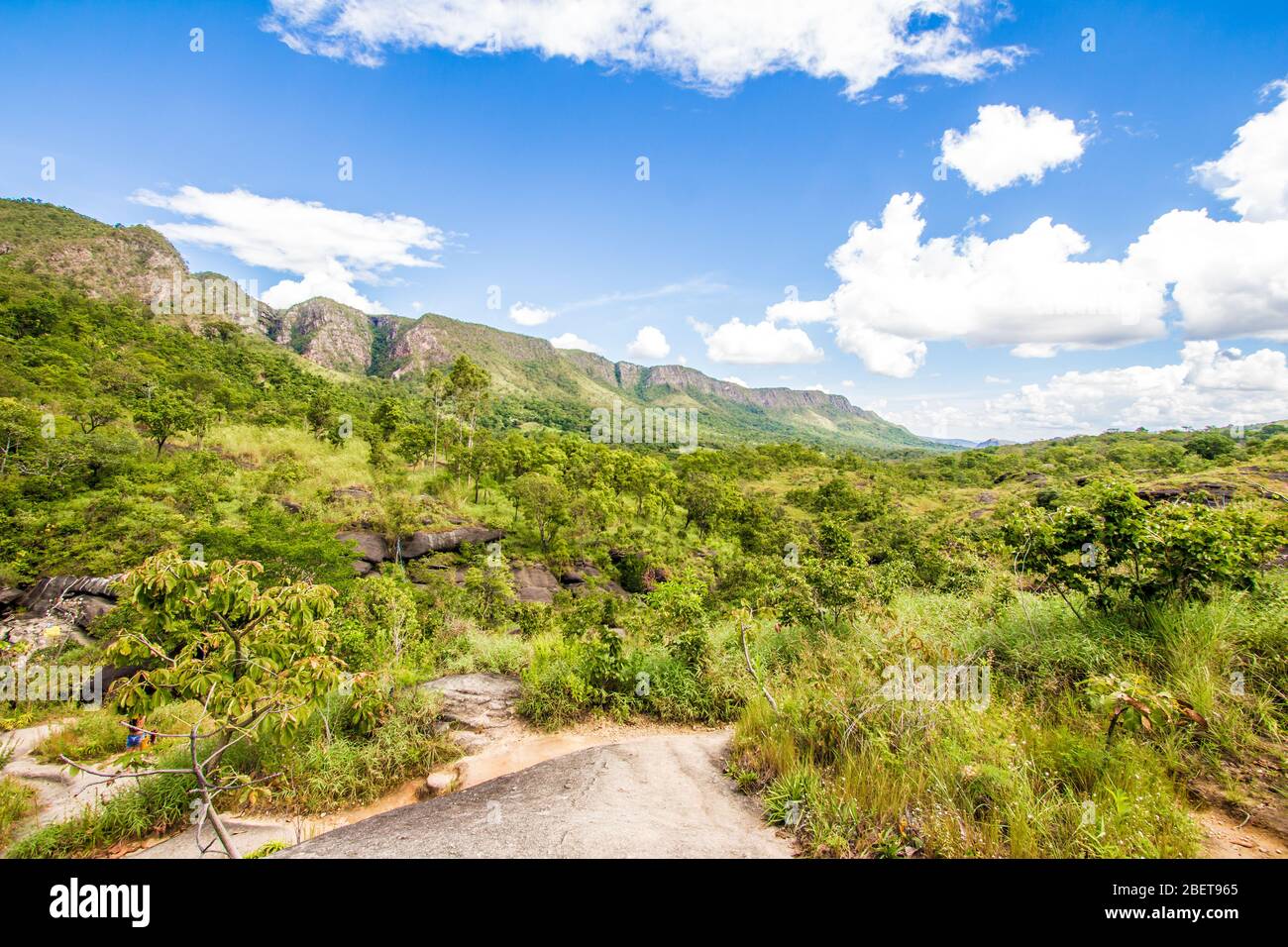 Chapada dos Veadeiros Mountain, Goias, Brésil. Cerrado Banque D'Images