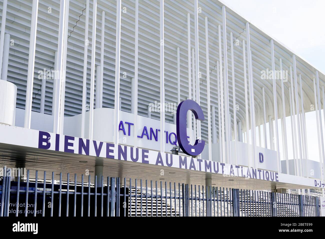 Bordeaux , Aquitaine / France - 10 25 2019 : Stade Matmut Atlantique bordeaux stade de football sport de football Banque D'Images