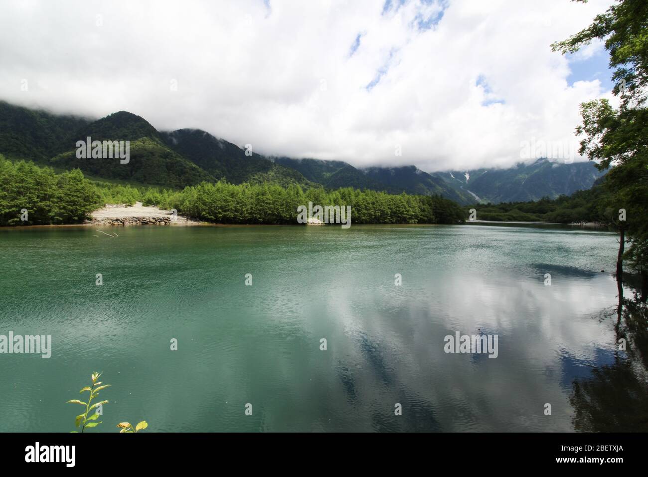 Paysage de Kamikochi, Alpes du Nord du Japon Banque D'Images