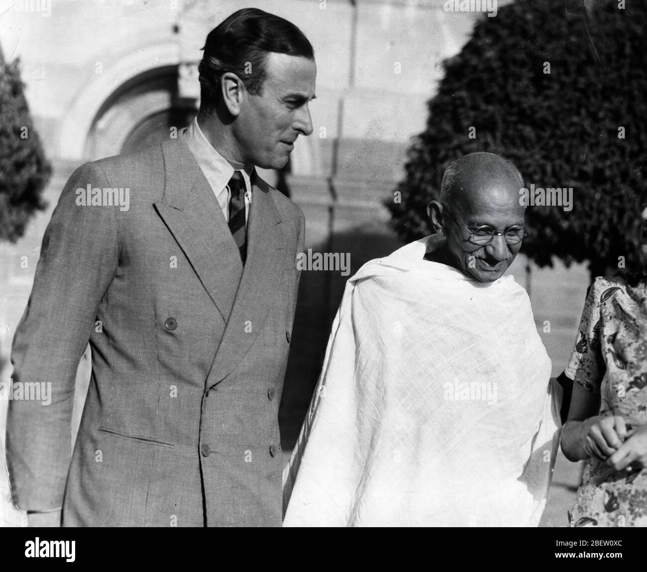 Mahatma Gandhi. Mohandas Karamchand Gandhi 2 octobre 1869 – 30 janvier 1948 – était avocat indien, nationaliste anti-colonial et éthicien politique, qui employait une résistance non violente pour mener la campagne réussie pour l'indépendance de l'Inde par rapport à la règle britannique. Banque D'Images