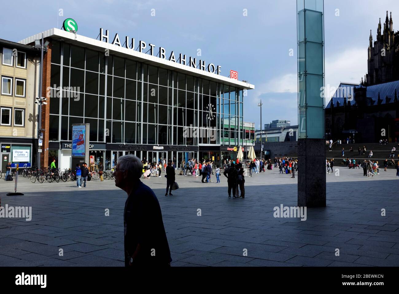 Gare centrale de Cologne. Koln Hauptbahnhof. Cologne.Allemagne Banque D'Images