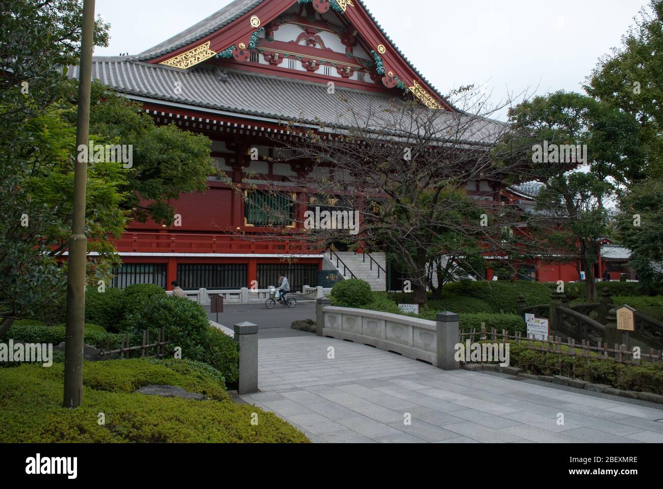Temple Sensō-ji, 2-3-1 Asakusa, Taitō-ku, Tokyo, Japon. Créé 628 Banque D'Images