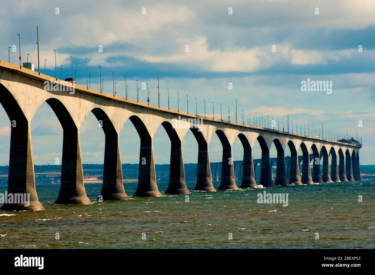 Le pont de la Confédération - Canada Banque D'Images