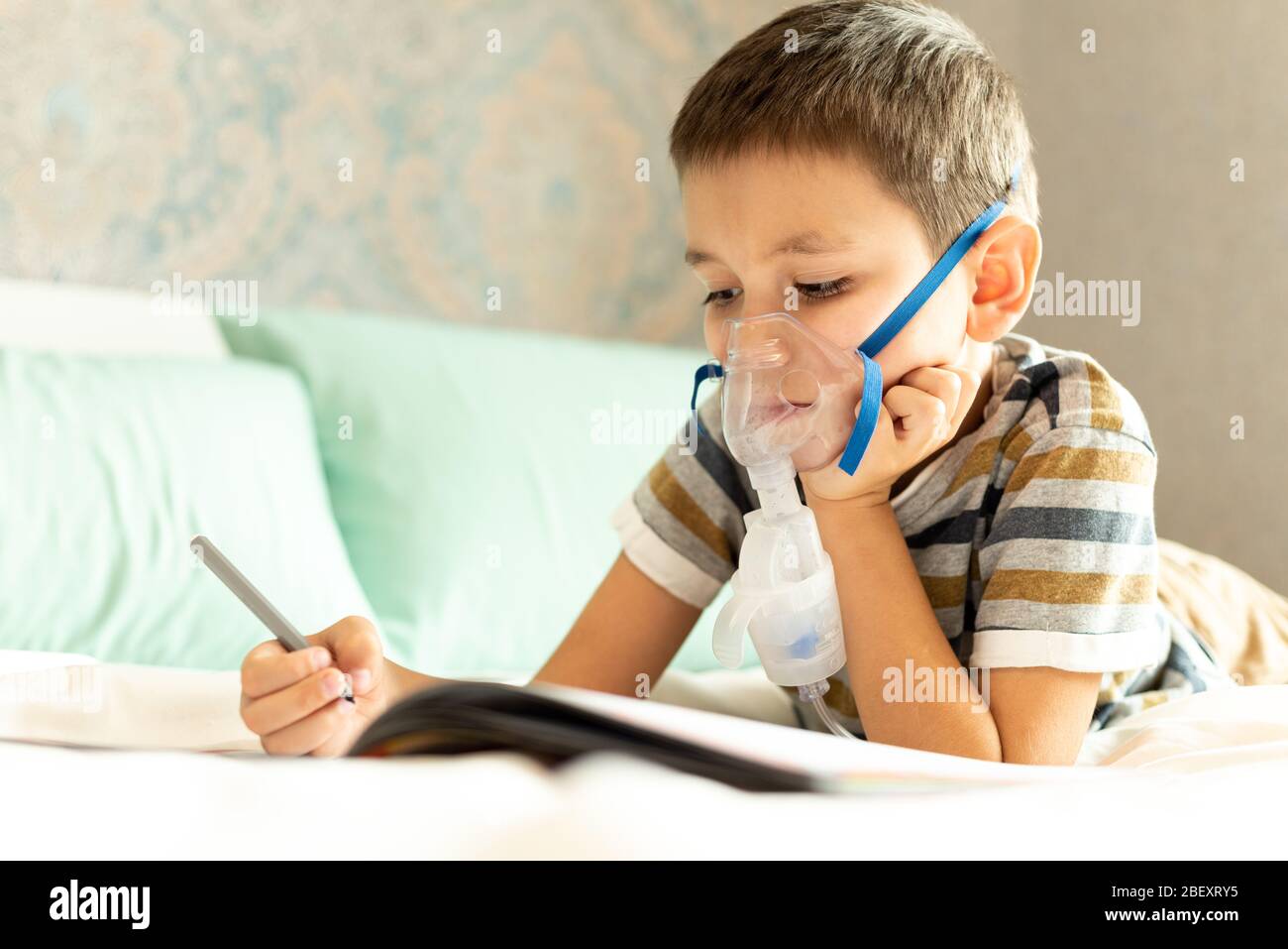 Rester à domicile quarantaine coronavirus prévention de la pandémie. Banque D'Images