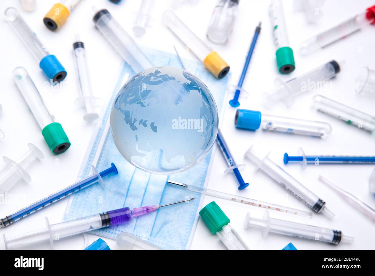 Recherche sur le vaccin antiviral Banque D'Images