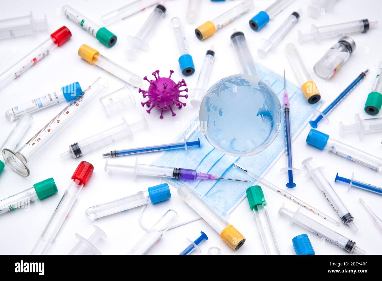 Recherche sur le vaccin antiviral Banque D'Images